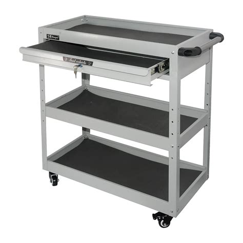 Myoyay 3 Tier Tool Cart Tool Cart With Wheels And Utility Drawers Up