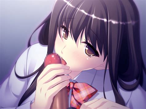 Rule 34 Blush Brown Eyes Brown Hair Censored Close Fellatio Game Cg