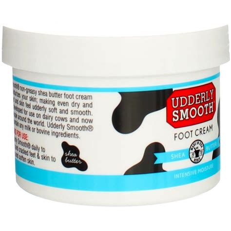 Udderly Smooth Shea Butter Cocoa Butter Shea Butter Foot Cream 8 Oz