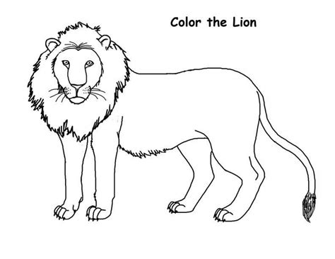 Printable Picture Of Lion