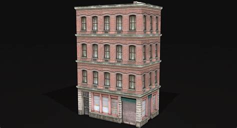 3d Apartment Building House Model Turbosquid 1297592