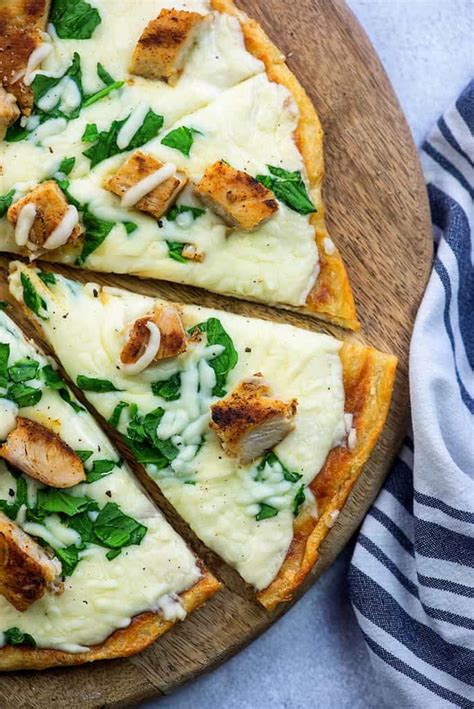 The Best Chicken Alfredo Pizza And Its Low Carb