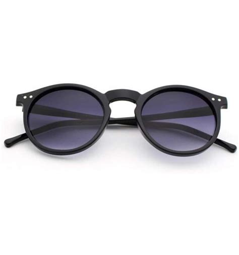 Round Sunglasses Women Multicolour Frame Mercury Mirror Lens Glasses ...