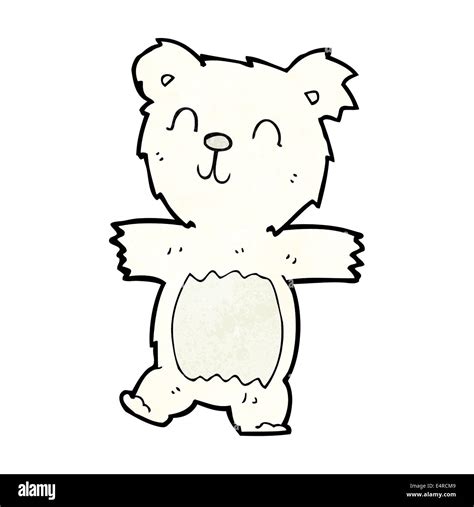 Cartoon Cute Polar Bear Cub Stock Vector Image And Art Alamy