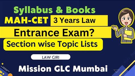 How To Prepare For Mah Cet Law Years Entrance Mah Cet Llb Year