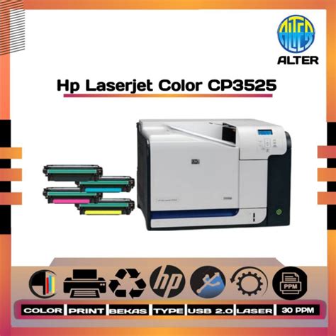 Jual Printer Hp Laserjet Color Cp 3525 Murah Shopee Indonesia