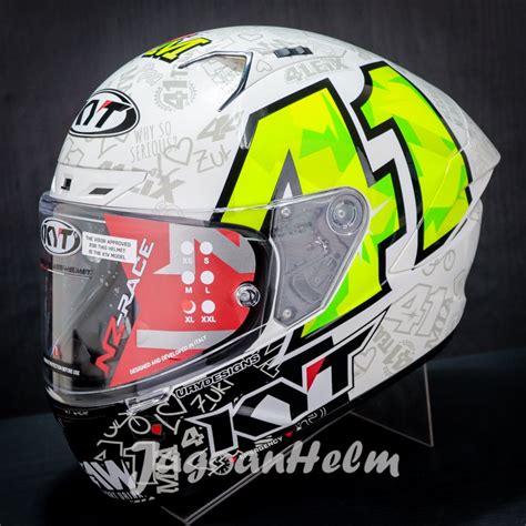 Jual Kyt Helm Nzrace Espargaro Replica Grey Nz Race Shopee