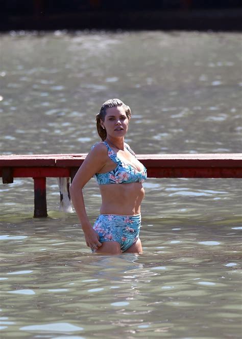 Sophie Monk High Waisted Bikini In Portofino Hot Celebs Home