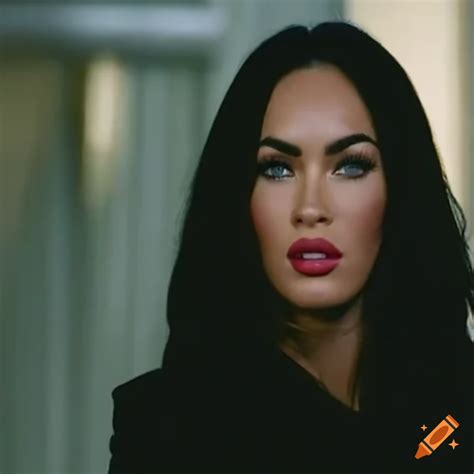 Megan Fox In A Movie Scene On Craiyon