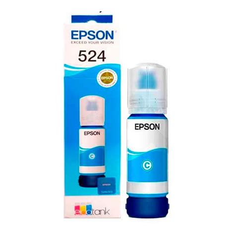 Compuzone BOTELLA DE TINTA EPSON 524 AZUL ORIGINAL 70ML