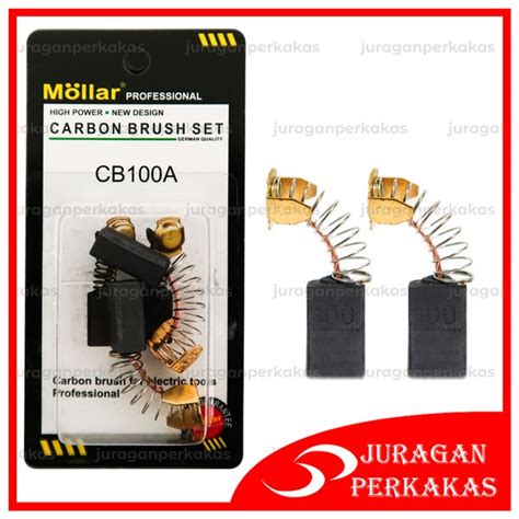 Jual MOLLAR CB 100A CARBON BRUSH ARANG BOSTEL SEPUL CB100 A CIRCULAR