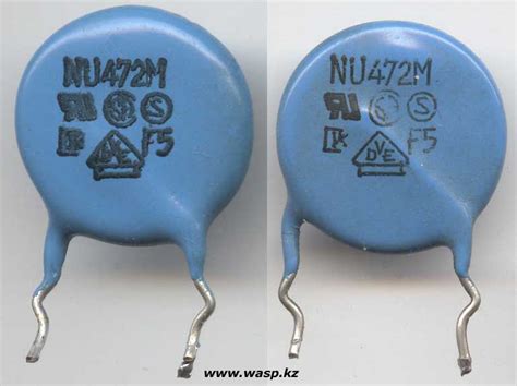 WASP.kz - Фотоальбомы: NU472M варистор