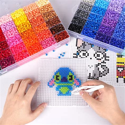 Artkal Fuse Beads Kit 72 Colors 22000pcs Melting Beads Kit Compatible Perler Beads Hama Beads