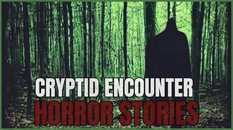 4 Scary Cryptid Encounter Deep Woods Horror Stories Youtube