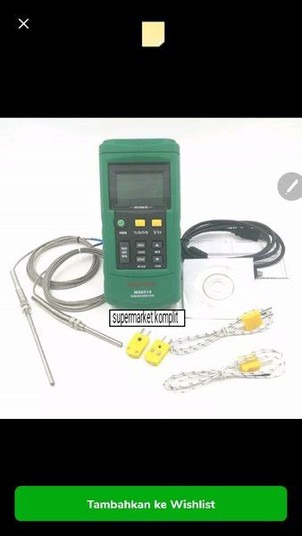 Jual Mastech Ms Thermometer Temp Dual Channel With Data Logger Ms