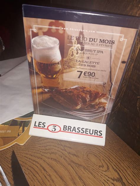 Menu Au Brasseurs Ragny Sur Oise Restaurant Ragny Rue Des Rables