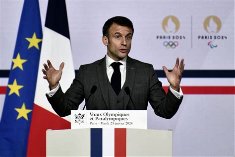 Emmanuel Macron Says Olympics Opening Ceremony May Be Moved Due To Security Fears