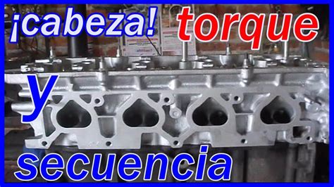 Diagrama Torque De Cabeza Motor Chevrolet Cabeza Chevy C