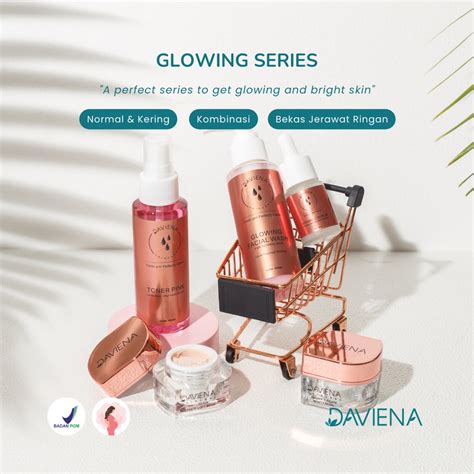 Jual Daviena Skincare Paket Glowing Series Shopee Indonesia