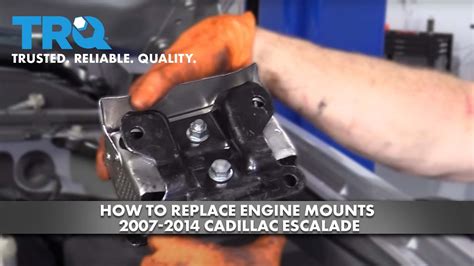 How To Replace Engine Mounts 2007 2014 Cadillac Escalade Youtube