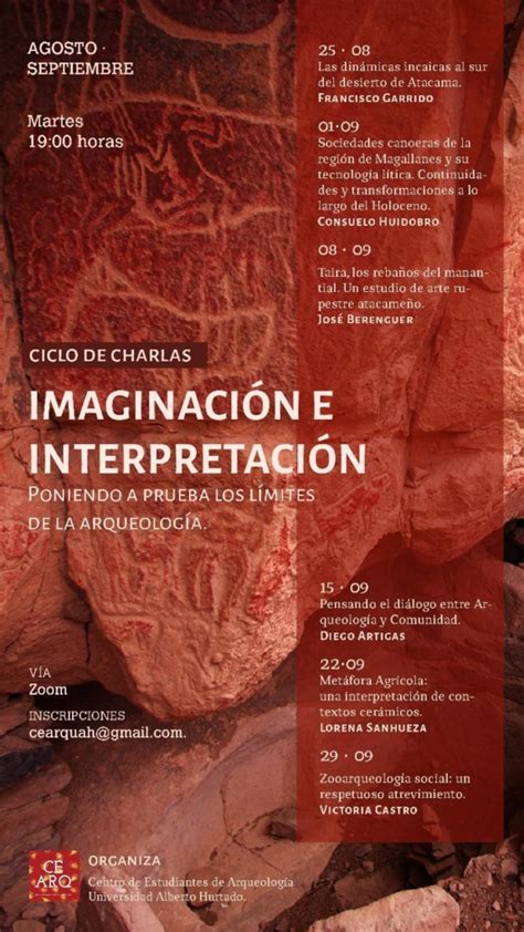 Ciclo De Charlas Imaginación E Interpretación Poniendo A Prueba Los