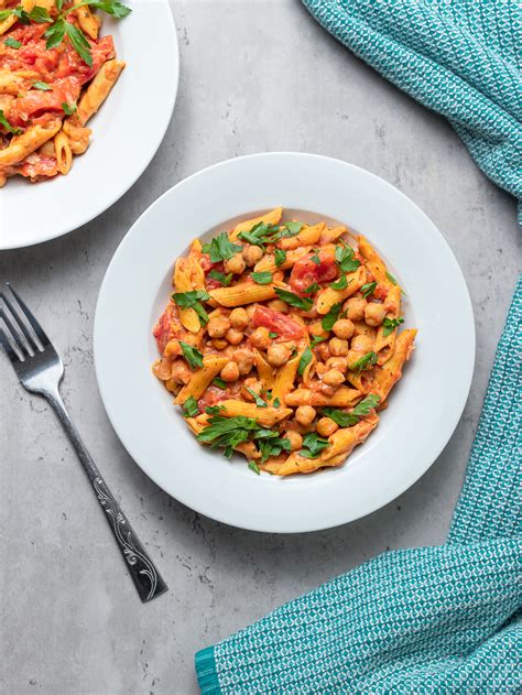 1 Pot Chickpeas Pasta Simple Veganizer