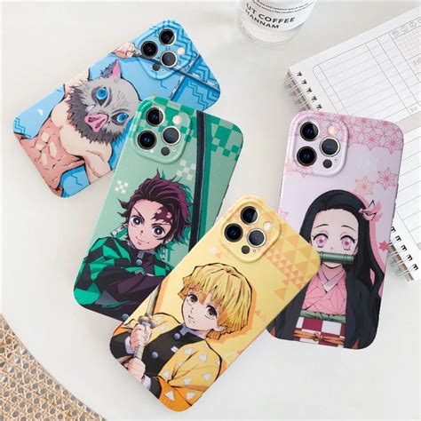 Cartoon Japan Anime Demon Slayer Phone Case For Iphone Xs Max Xr