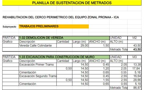 Plantillas De Excel Para Metrados Descargar Gratis