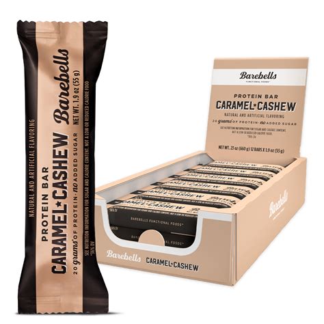 Barebells Protein Bars Caramel Cashew 12 Bars