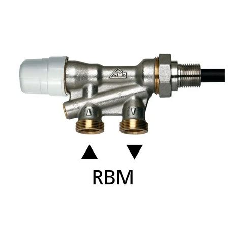 RBM 1028 Termoflux Valvola 4 Vie Termostatizzabile Con Detentore