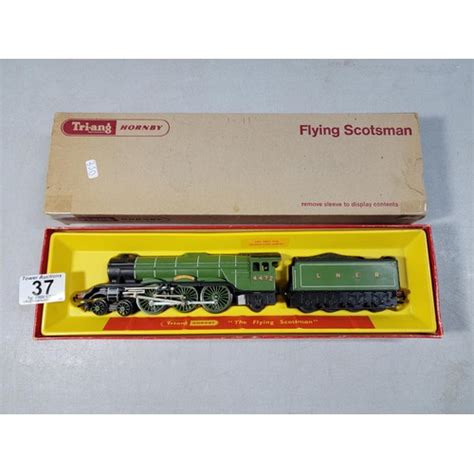 Vintage Tri Ang Hornby R Lner Flying Scotsman Loco And