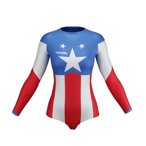 Captain Long Sleeve Womens Sports Rash Guard Earn The Glory