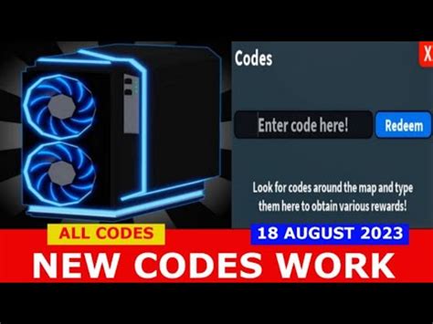 All Codes Work Bitcoin Miner Roblox New Codes August