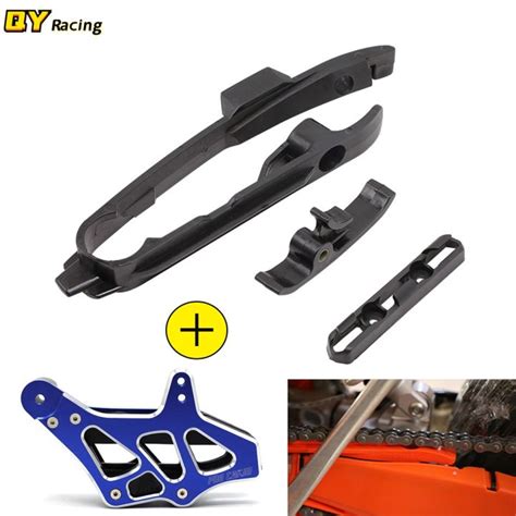 Motocross Swingarm Chain Slider Kit Cnc Chain Guard Guide Brake Hose