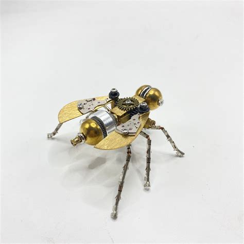 Steampunk Mechanical Insect Metlehoney Bee Sculpture Metall Wasp Art