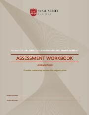 BSBMGT605 Student Assessment Booklet CB WP V2 0 ID 107314 Pdf