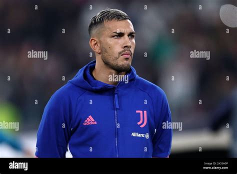 Turin Italy Leando Paredes Of Juventus Fc Looks On During