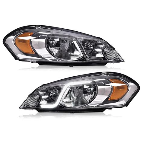 Pit66 Led Headlight Fit For 06 07 Chevy Monte Carlo06 13 Chevy Impala14 16 Chevrolet Impala