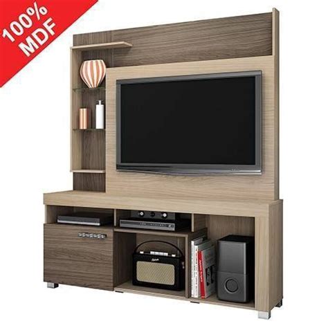 Estante Para Home Theater Caro Madetec Castanho No Shoptime