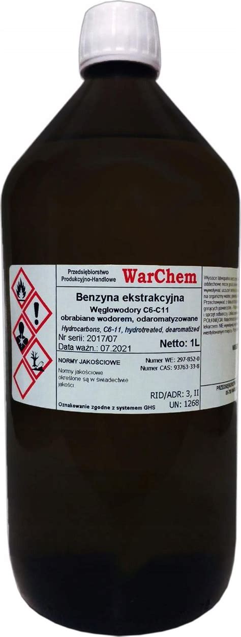 Drobne Akcesoria Medyczne Benzyna Ekstrakcyjna 1L Warchem Ceny I