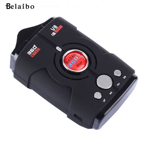 Mini LCD V8 360 Degree Car Radar Detector 16Band X K Ka Car Detector