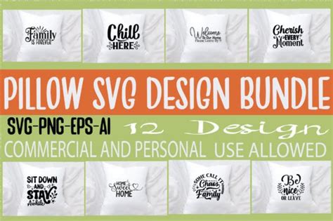 Pillow Svg Design Bundle Graphic By Red Sublimation Creative Fabrica