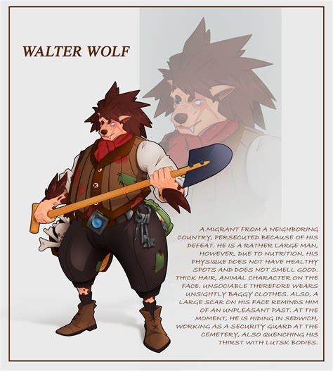 ArtStation - Охранник ликантроп Walter Wolf
