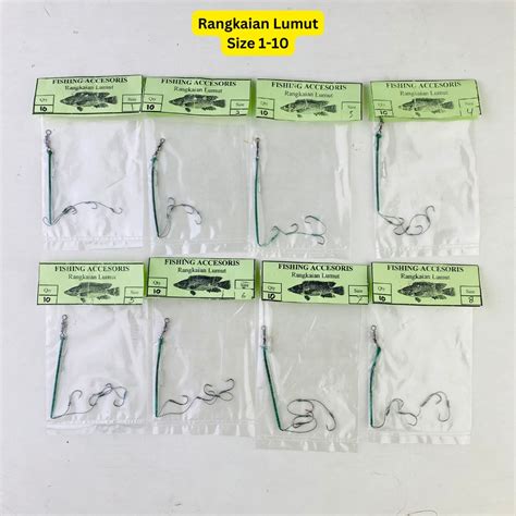 Jual Rangkaian Lumut Nila Cabang Mata Kail No Sampai No Shopee