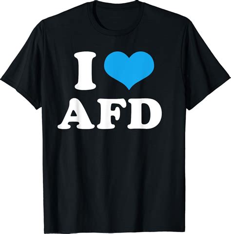 AFD I Love AFD Pro AFD Bundestagswahlen 2021 T Shirt Amazon De