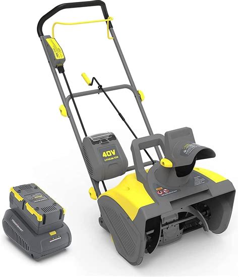 Amazon.com : PowerSmart Cordless Snow Blower, 18-Inch Snow Blower