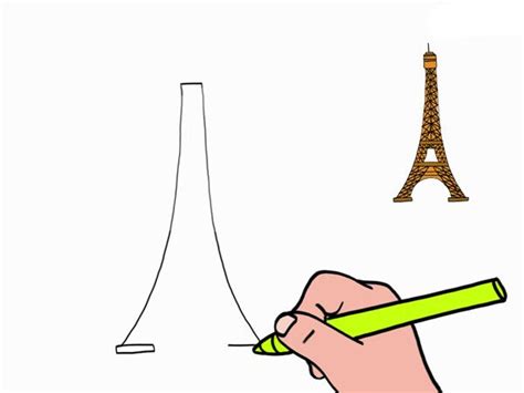 Apprendre à dessiner la Tour Eiffel en 3 étapes