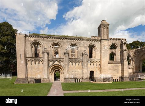 Glastonbury Abbey Lady Chapel Part Of The Ruins Of The Medieval 13th