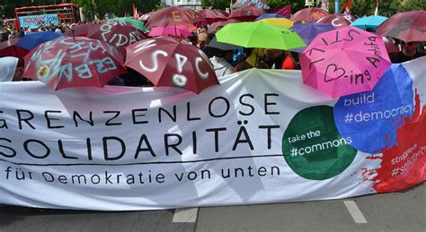 Blockupy Demo Grenzenlos Solidarisch F R Ein Flickr