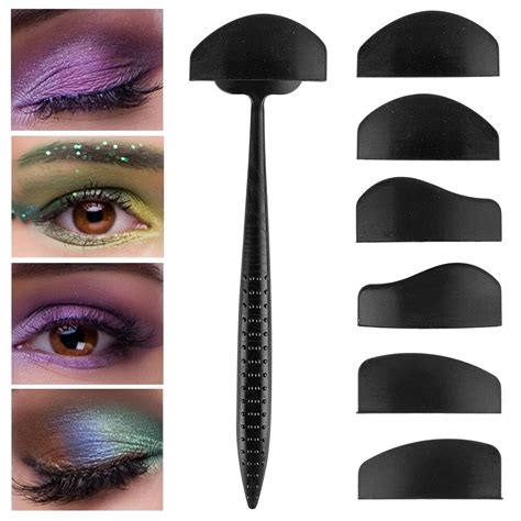 In Silicone Glamup Easy Crease Line Kit With Eyeshadow Brush Make